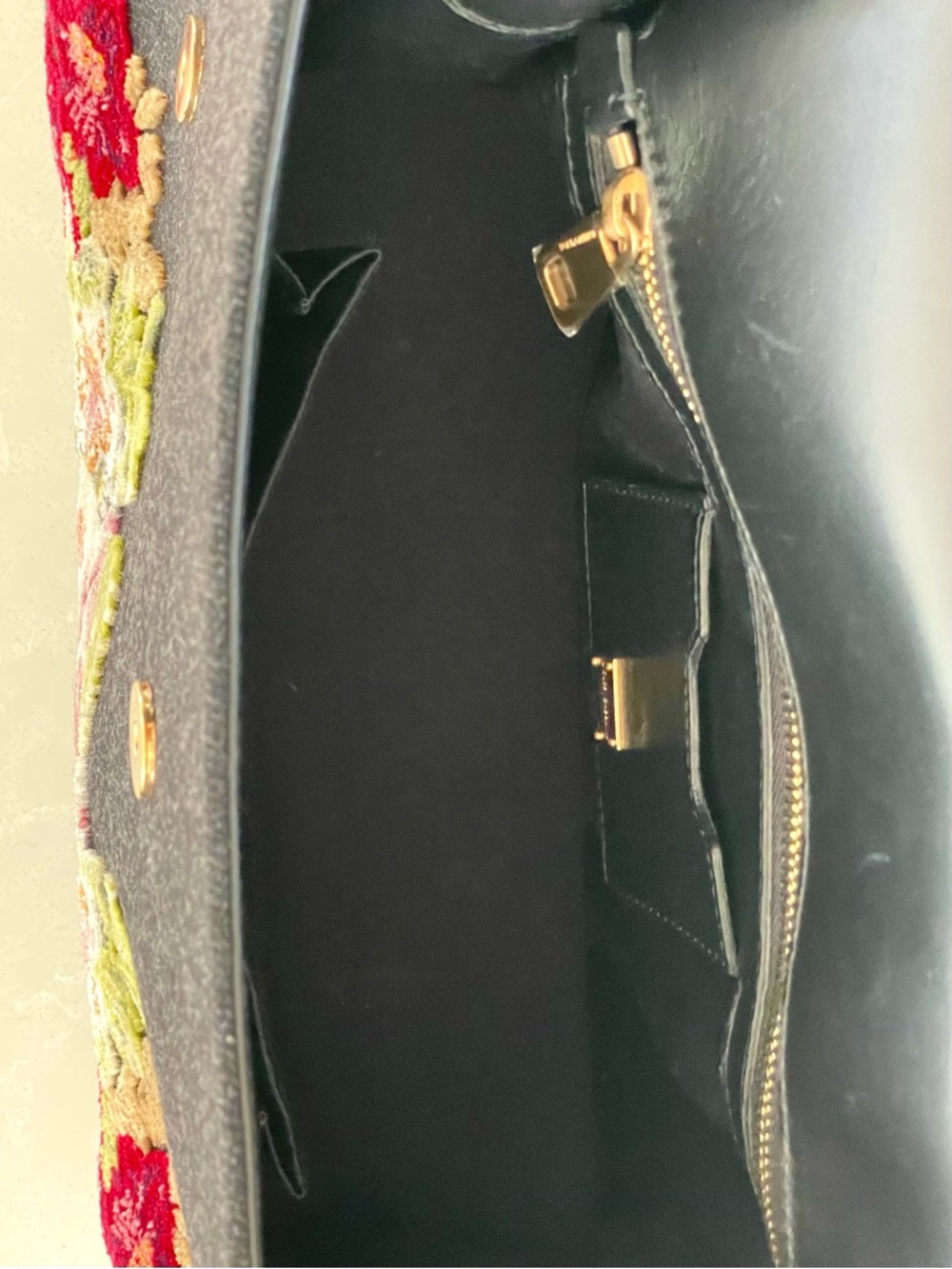 Dolce & Gabbana Rare Miss Sicily Floral Embroidered Shoulder Handbag Satchel - Picture 8 of 11
